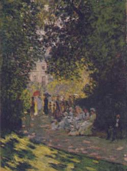 Claude Monet Parisians in Parc Monceau China oil painting art